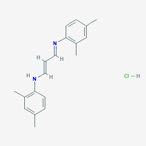 (3-(2,4-Dimethylphenylamino)prop-2-enylidene)2,4-dimethylphenylamine hydrochloride