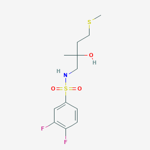 3,4-difluoro-N-(2-hydroxy-2-methyl-4-(methylthio)butyl)benzenesulfonamide