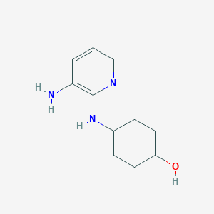 (1R*,4R*)-4-(3-Aminopyridin-2-ylamino)cyclohexanol