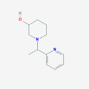 molecular formula C12H18N2O B2397041 1-(1-(Pyridin-2-yl)ethyl)piperidin-3-ol CAS No. 1289385-52-9