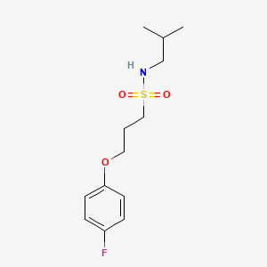 3-(4-fluorophenoxy)-N-isobutylpropane-1-sulfonamide