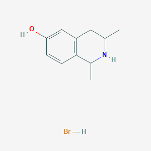 molecular formula C11H16BrNO B2397081 1,3-Dimethyl-1,2,3,4-tetrahydroisoquinolin-6-ol;hydrobromide CAS No. 2309449-88-3