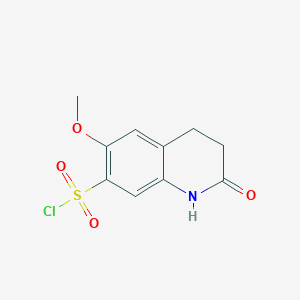 6-Methoxy-2-oxo-1,2,3,4-tetrahydroquinoline-7-sulfonyl chloride