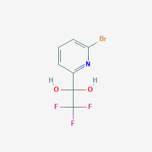 1-(6-Bromopyridin-2-yl)-2,2,2-trifluoroethane-1,1-diol