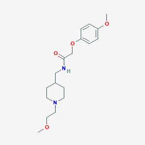 N-((1-(2-methoxyethyl)piperidin-4-yl)methyl)-2-(4-methoxyphenoxy)acetamide