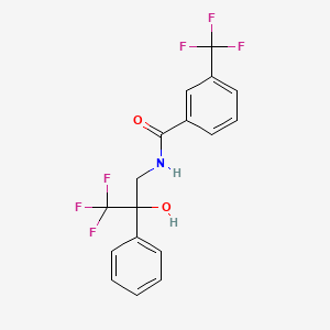 molecular formula C17H13F6NO2 B2397119 N-(3,3,3-trifluoro-2-hydroxy-2-phenylpropyl)-3-(trifluoromethyl)benzamide CAS No. 1351641-06-9