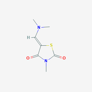 5-[(Z)-(dimethylamino)methylidene]-3-methyl-1,3-thiazolane-2,4-dione
