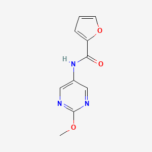 molecular formula C10H9N3O3 B2397162 N-(2-methoxypyrimidin-5-yl)furan-2-carboxamide CAS No. 1396865-72-7