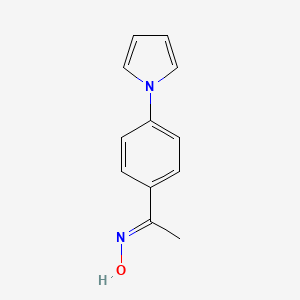 1-(4-(1h-Pyrrol-1-yl)phenyl)ethanone oxime