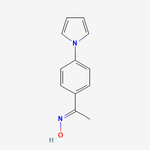 molecular formula C12H12N2O B2397169 1-(4-(1h-吡咯-1-基)苯基)乙酮肟 CAS No. 832738-15-5