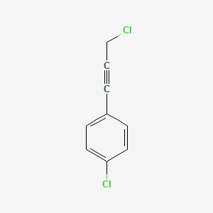1-Chloro-4-(3-chloroprop-1-yn-1-yl)benzene
