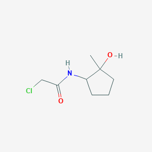 2-Chloro-N-(2-hydroxy-2-methylcyclopentyl)acetamide