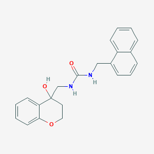 1-((4-Hydroxychroman-4-yl)methyl)-3-(naphthalen-1-ylmethyl)urea