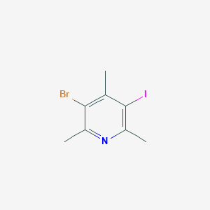 3-Bromo-5-iodo-2,4,6-trimethylpyridine