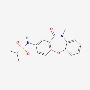 N-(10-methyl-11-oxo-10,11-dihydrodibenzo[b,f][1,4]oxazepin-2-yl)propane-2-sulfonamide