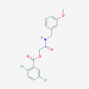 [2-[(3-Methoxyphenyl)methylamino]-2-oxoethyl] 2,5-dichlorobenzoate
