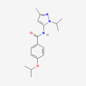 4-isopropoxy-N-(1-isopropyl-3-methyl-1H-pyrazol-5-yl)benzamide