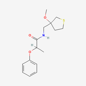 N-((3-methoxytetrahydrothiophen-3-yl)methyl)-2-phenoxypropanamide