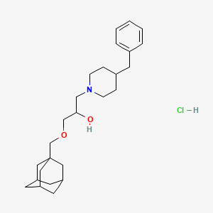 1-((3r,5r,7r)-Adamantan-1-ylmethoxy)-3-(4-benzylpiperidin-1-yl)propan-2-ol hydrochloride