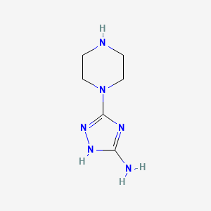 5-(piperazin-1-yl)-4H-1,2,4-triazol-3-amine