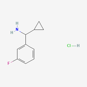 Cyclopropyl(3-fluorophenyl)methanamine hydrochloride