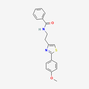 N-(2-(2-(4-methoxyphenyl)thiazol-4-yl)ethyl)benzamide