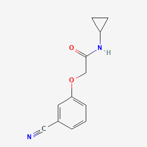 2-(3-cyanophenoxy)-N-cyclopropylacetamide