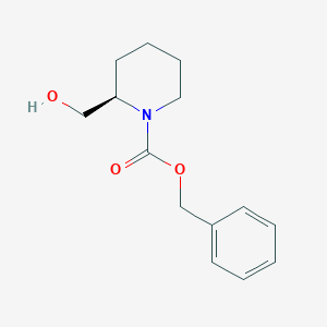 molecular formula C14H19NO3 B023974 (R)-N-苄氧羰基-2-哌啶甲醇 CAS No. 154499-13-5