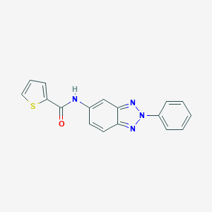 molecular formula C17H12N4OS B239741 N-(2-phenyl-2H-benzotriazol-5-yl)thiophene-2-carboxamide 