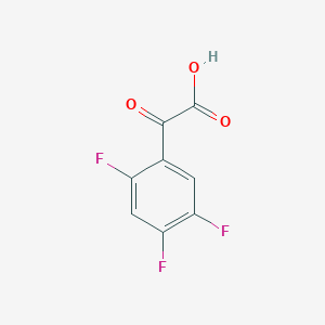 molecular formula C8H3F3O3 B2397417 2,4,5-Trifluorobenzoylformic acid CAS No. 1702443-94-4