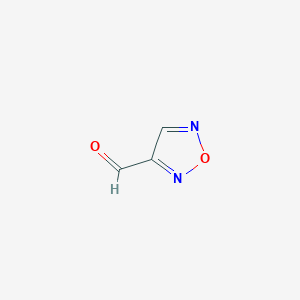 molecular formula C3H2N2O2 B2397456 1,2,5-Oxadiazole-3-carbaldehyde CAS No. 1485710-88-0