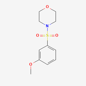 molecular formula C11H15NO4S B2397464 4-(3-Methoxyphenylsulfonyl)morpholine CAS No. 173681-63-5