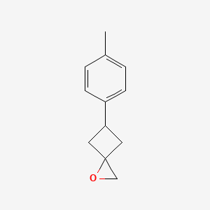 molecular formula C12H14O B2397470 5-(4-Methylphenyl)-1-oxaspiro[2.3]hexane CAS No. 2248411-57-4