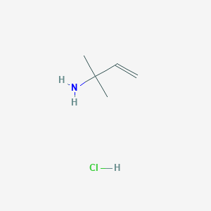 molecular formula C5H12ClN B2397472 2-Methylbut-3-en-2-amine hydrochloride CAS No. 2978-61-2