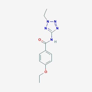 molecular formula C12H15N5O2 B239750 4-ethoxy-N-(2-ethyl-2H-tetrazol-5-yl)benzamide 