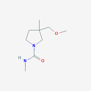 3-(Methoxymethyl)-N,3-dimethylpyrrolidine-1-carboxamide