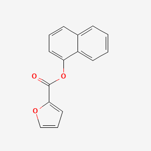 molecular formula C15H10O3 B2397513 Naphthalen-1-yl furan-2-carboxylate CAS No. 354796-43-3