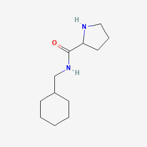 molecular formula C12H22N2O B2397526 N-(cyclohexylmethyl)pyrrolidine-2-carboxamide CAS No. 1249312-30-8