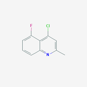 molecular formula C10H7ClFN B2397553 4-Chloro-5-fluoro-2-methylquinoline CAS No. 1799421-05-8