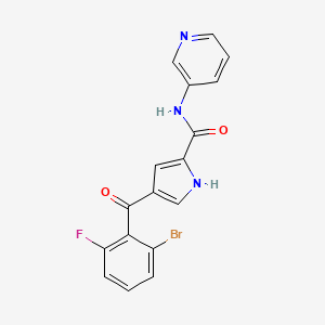 molecular formula C17H11BrFN3O2 B2397574 Erk5-IN-2 