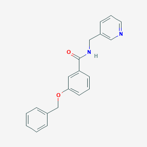 molecular formula C20H18N2O2 B239759 3-(benzyloxy)-N-(3-pyridinylmethyl)benzamide 