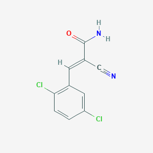 (E)-2-Cyano-3-(2,5-dichlorophenyl)prop-2-enamide
