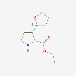 Ethyl 3-(oxolan-2-yl)pyrrolidine-2-carboxylate