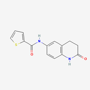 N-(2-oxo-1,2,3,4-tetrahydroquinolin-6-yl)thiophene-2-carboxamide