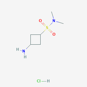 3-Amino-N,N-dimethylcyclobutane-1-sulfonamide;hydrochloride
