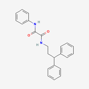 molecular formula C23H22N2O2 B2397742 N1-(3,3-diphenylpropyl)-N2-phenyloxalamide CAS No. 941999-19-5