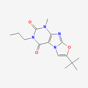 7-Tert-butyl-4-methyl-2-propylpurino[8,7-b][1,3]oxazole-1,3-dione
