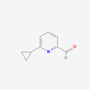 molecular formula C9H9NO B2397787 6-Cyclopropylpicolinaldehyde CAS No. 208111-24-4