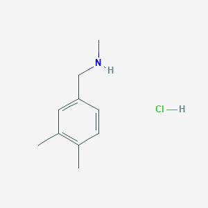 molecular formula C10H16ClN B2397789 [(3,4-Dimethylphenyl)methyl](methyl)amine hydrochloride CAS No. 1955560-59-4