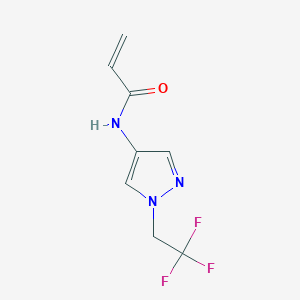 N-[1-(2,2,2-Trifluoroethyl)pyrazol-4-yl]prop-2-enamide